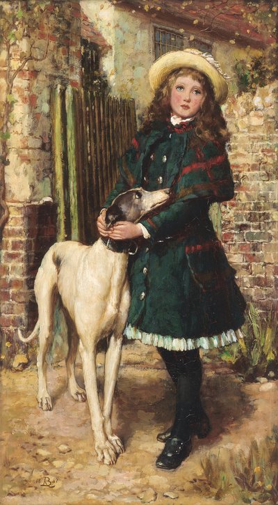 At the Garden Gate, 1887 by Briton Riviere