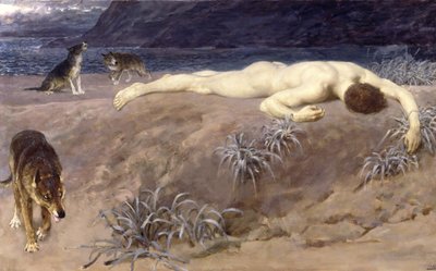 Dead Hector by Briton Riviere