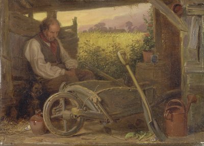 The Old Gardener by Briton Riviere