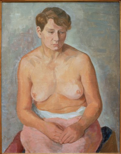 Seated Female Nude by Bronica Koller Pinell