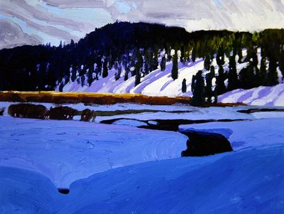 Winter Landscape by Bror Lindh