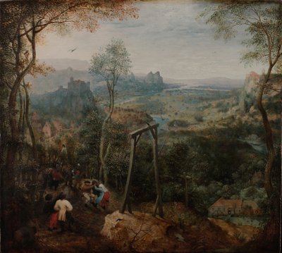 The Magpie on the Gallows by Bruegel