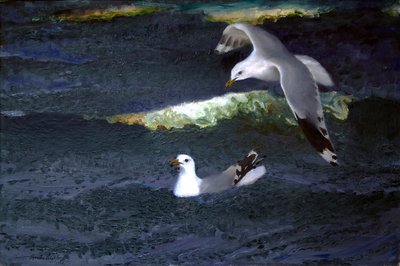 Gulls by Bruno Andreas Liljefors