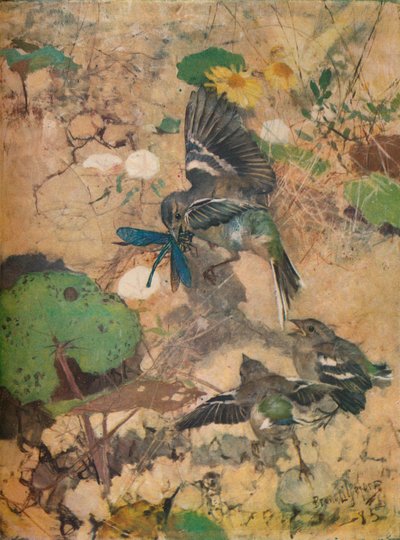 Panel by Bruno Liljefors, c1924 by Bruno Andreas Liljefors