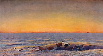 Sunrise by Bruno Andreas Liljefors