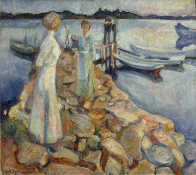 At the Quay - Larkollen by Brynjulf Larsson