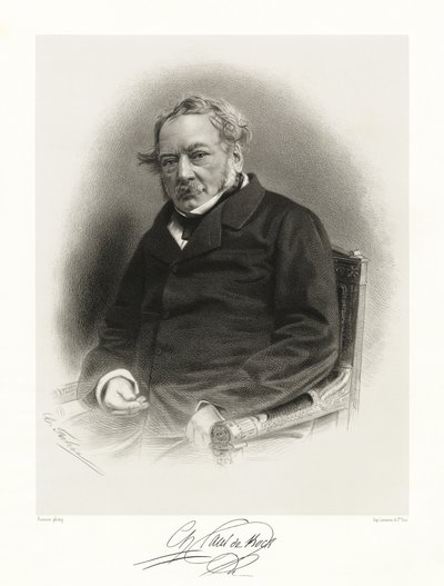 Charles Paul de Kock, 1865-66 by Buisson