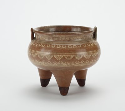 Hozan ware incense burner by Bunzo Hozan