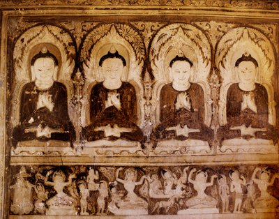 Four Buddhas by Burmese School