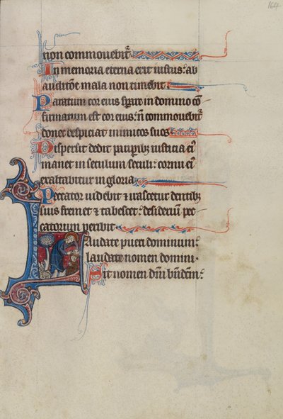 Initial L: Samuel Crowning David by Bute Master