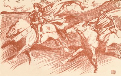 The Knight and his Companions by Byam Shaw