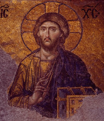 Deesis Christ in Hagia Sophia by Byzantine