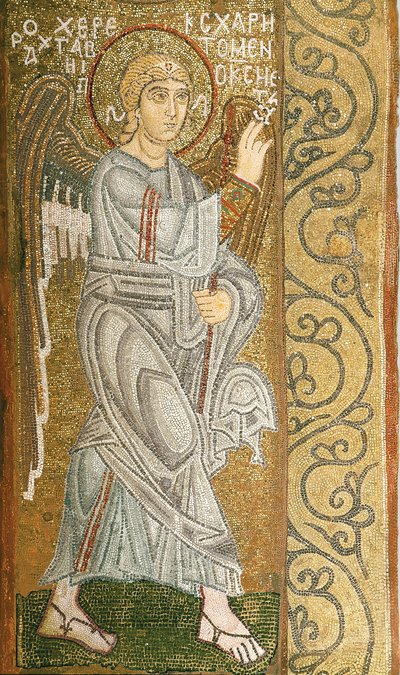 The Annunciation by Byzantine Byzantine
