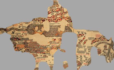 Map, Madaba, Jordan by Byzantine School