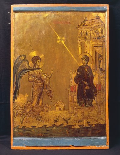 The Annunciation by Byzantine School