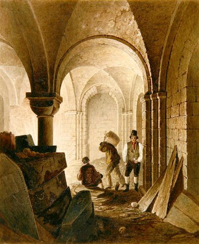 St Mary-Le-Bow Crypt by C.E. Gwilt
