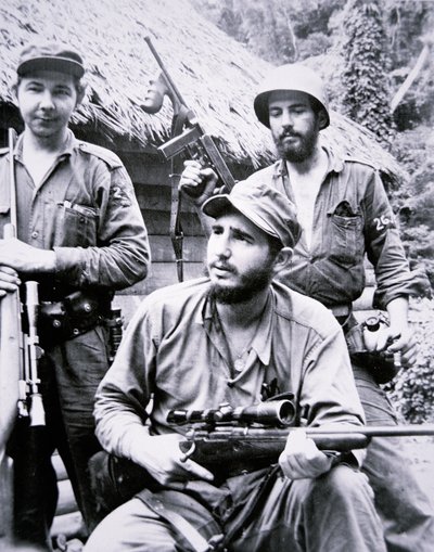 Fidel Castro in the Sierra Maestra Mountains by J.B. and Brown J. Rowbotham