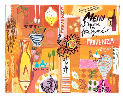 Menu Provenza by COSTANZA FAVERO