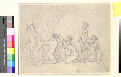 Diana and Actaeon by Christoffer Wilhelm Eckersberg