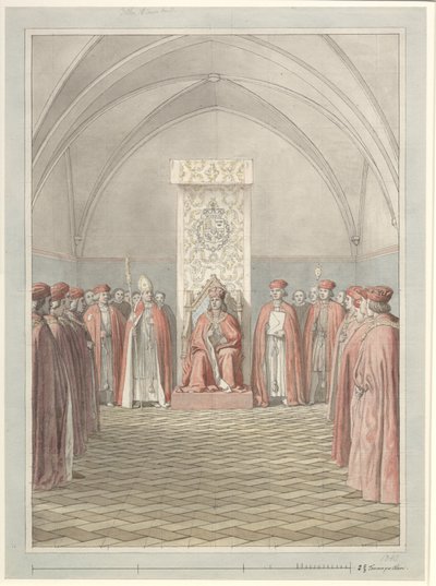 The Establishment of the Order of the Elephant by Christoffer Wilhelm Eckersberg
