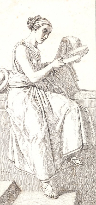 Reason. Allegorical Figure by Christoffer Wilhelm Eckersberg