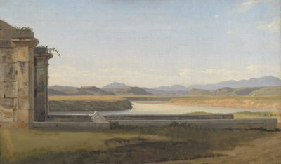 View from the Fontana Acetosa, Rome by Christoffer Wilhelm Eckersberg