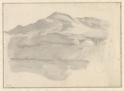 View of Lake Albano by Christoffer Wilhelm Eckersberg