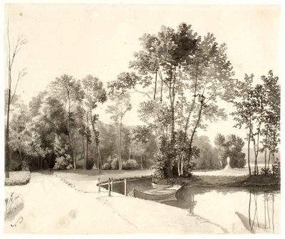 View of the Sanderumgaard Garden by Christoffer Wilhelm Eckersberg