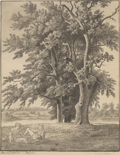 The Island at Valsølille by Christoffer Wilhelm Eckersberg