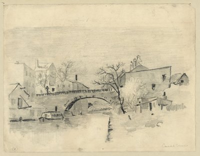 Canal scene by C. D. Gedney