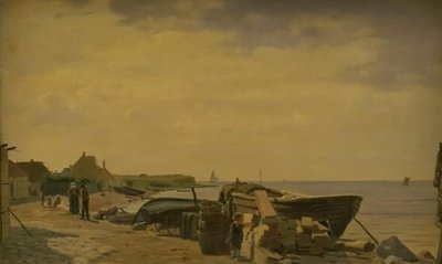 Coastal Scene near Korsør by C. Eckardt