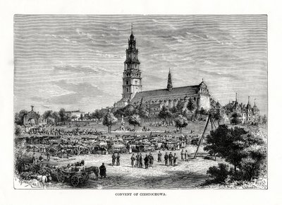 Convent of Czestochowa, Poland, 1879 by C. Laplante