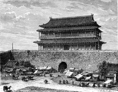 Tiananmen Gate, Beijing, China, 19th Century by C. Laplante