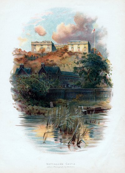 Nottingham Castle, Nottinghamshire by C. Wilkinson