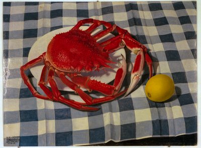 Crab and Lemon by Cagnaccio di San Pietro