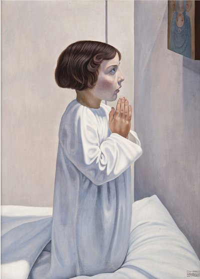 Prayer by Cagnaccio di San Pietro