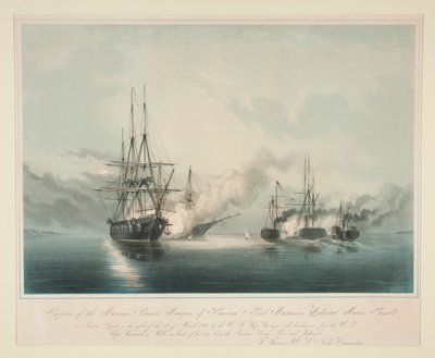 Capture of the Mexican Steamers by Calvin Curtis