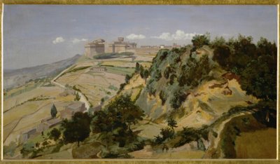 The Citadel of Volterra by Jean Baptiste Camille Corot