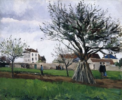 Apple Trees in Pontoise by Camille Jacob Pissarro