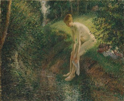 Bather in the Woods by Camille Jacob Pissarro