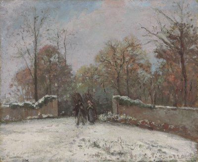 Entering the Forest of Marly by Camille Jacob Pissarro