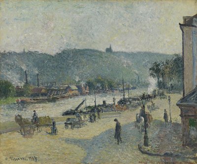 Lafayette Place, Rouen by Camille Jacob Pissarro