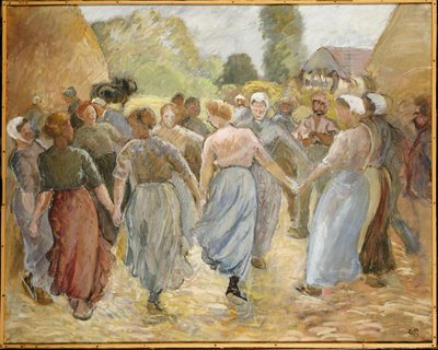 The Circle by Camille Jacob Pissarro