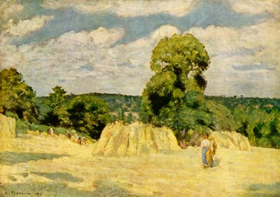 The Harvest by Camille Jacob Pissarro