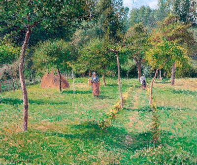 The Orchard at Éragny, 1896 by Camille Jacob Pissarro