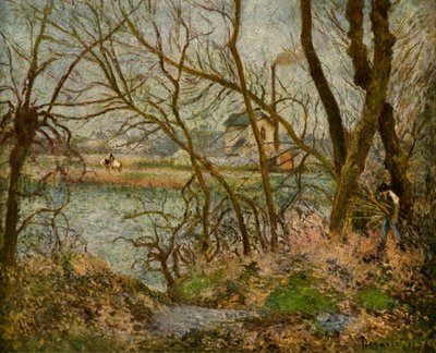 The Woodcutter, 1878, 1939 by Camille Jacob Pissarro