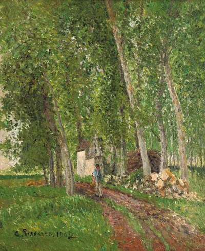 Undergrowth at Moret by Camille Jacob Pissarro