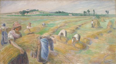 Harvest by Camille Pissarro