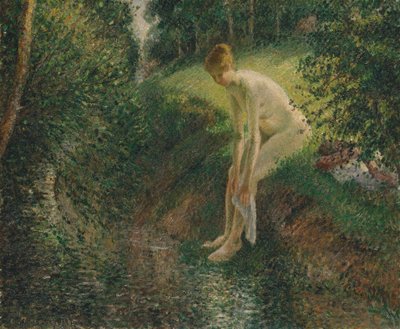 Bather in the Woods by Camille Jacob Pissarro