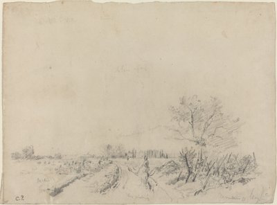 Montmorency Road, c. 1850-1860 by Camille Pissarro